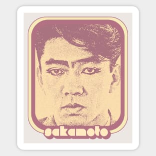 Ryuichi Sakamoto /////// Retro 80s Fan Art Design Sticker